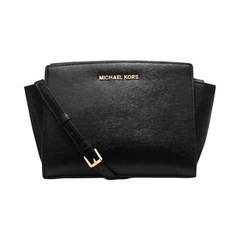 michael kors selma medium messenger bag sale|Michael Kors selma medium black.